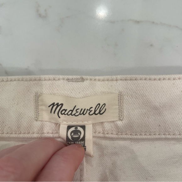Madewell off white The Perfect Vintage Jean straight leg jeans - Picture 9 of 14